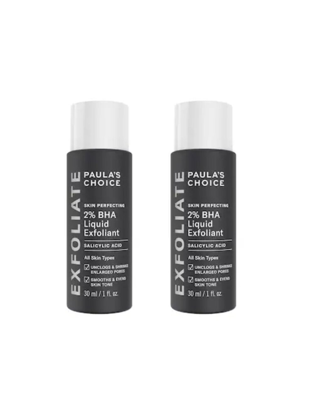 Bundle of 2 NEW Paula's Choice Mini Skin Perfecting 2% BHA Exfoliating Toner - Picture 1 of 1
